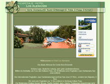 Tablet Screenshot of costaricaurlaub.de